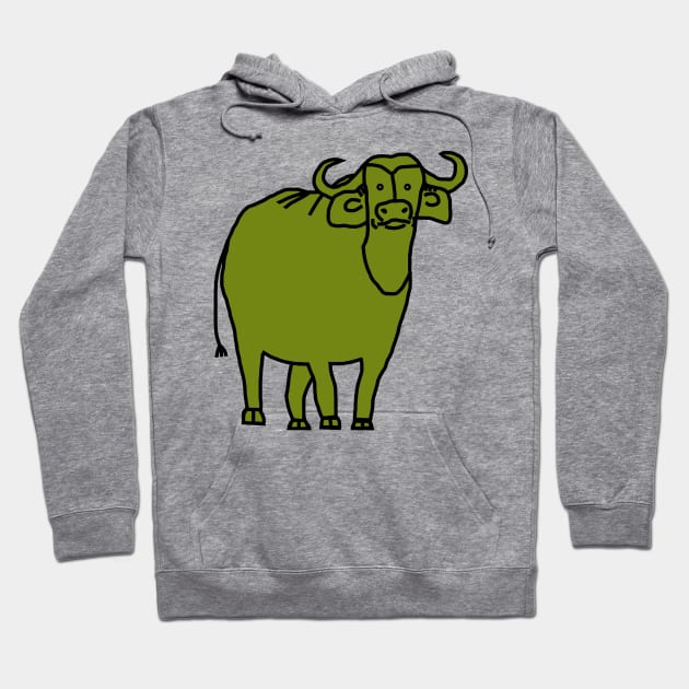 Green Ox Hoodie by ellenhenryart